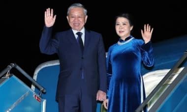 Tổng Bí thư Tô Lâm và phu nhân lên đường thăm Anh